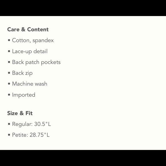 Anthro Holding Horses White Lace Up Denim Skirt - Picture 8 of 9